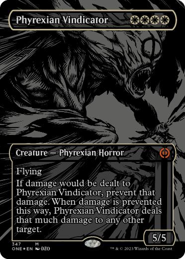 ���ݥ����10��Ը�����ڥ����륹��å� FOIL�ۡڱѡۥե����쥯������Ω�ڼ�/Phyrexian Vindicator[��MR]��ONE��