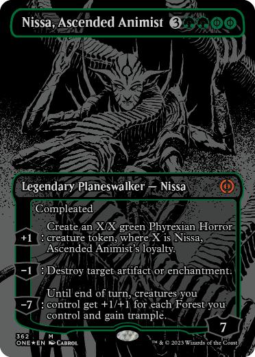 �ڥ����륹��å� FOIL�ۡڱѡ۸��夷������ԡ��˥å�/Nissa, Ascended Animist[��MR]��ONE��