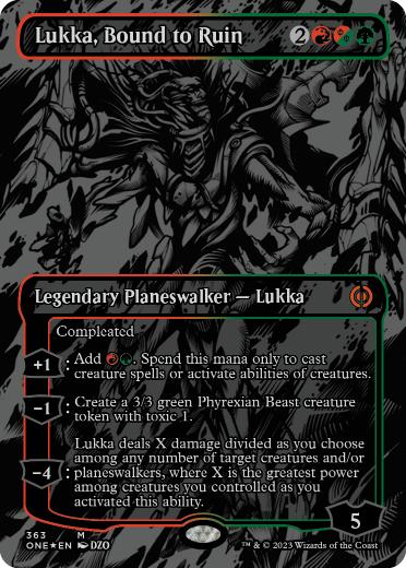 �ڥ����륹��å� FOIL�ۡڱѡ��Ȥ��������ǡ��롼��/Lukka, Bound to Ruin[¿��MR]��ONE��