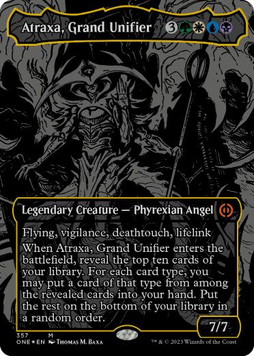 �ڥ����륹��å� FOIL�ۡڱѡ۰���ʤ�����ԡ����ȥ饯��/Atraxa, Grand Unifier[¿��MR]��ONE��