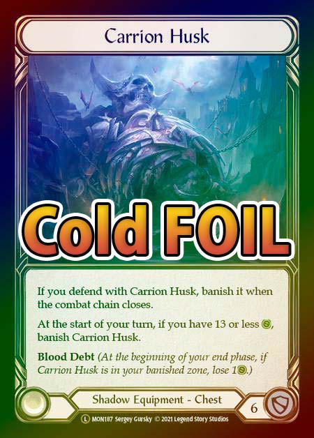 Husk Carrion - Flesh Monarch and Blood Cold | Foil Edition TCG