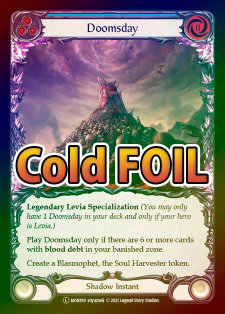 Cold Foil》[Shadow]Doomsday [L]《MON-初版》 | Flesh and Blood