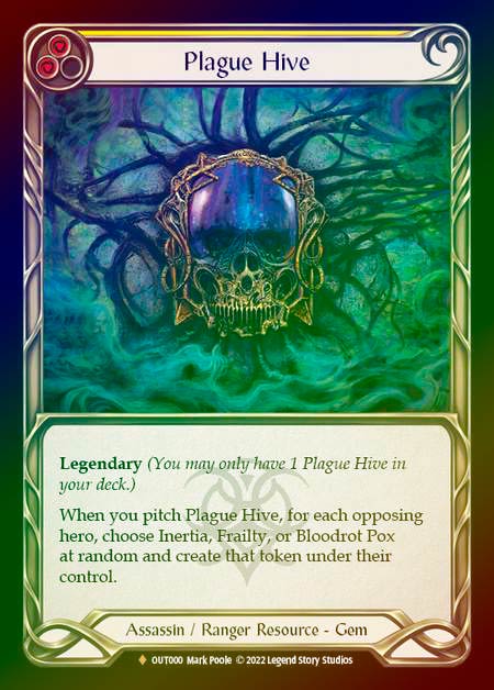 Plague Hive Gem コールドフォイル　fab Plague Hive Gem コールドフォイル fab FAB Plague Hive Cold