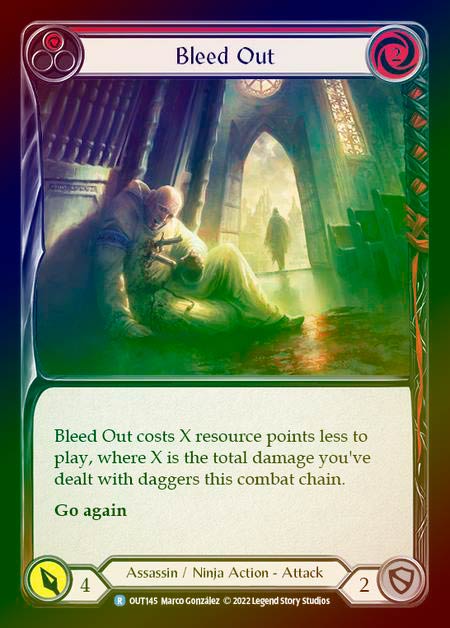��Rainbow Foil��[Assassin / Ninja]Bleed Out [��][R]��OUT��