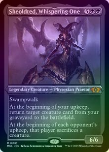 MTG  「囁く者、シェオルドレッド」　NPH 英語版foil エッチングFOIL】【英】囁く者、シェオルドレッド/Sheoldred