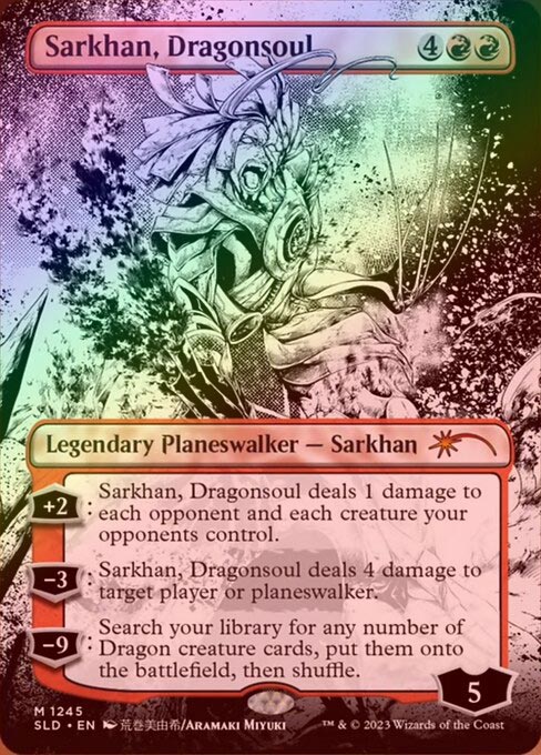 MTG 龍魂、サルカン 英語 foil アーティストプルーフ 1枚 FOIL】【英】龍魂、サルカン/Sarkhan, Dragonsoul[No.1245][赤P]【SLD