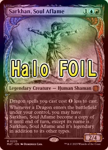 ��HALO FOIL�ۡڱѡ�ǳ���뺲�����륫��/Sarkhan, Soul Aflame[¿��MR]��MAT��[���硼��������]