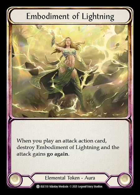 Elemental]Embodiment of Lightning [T]《ELE-UL》 | Flesh and Blood