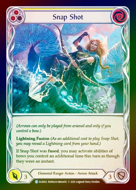 ☆ポイント10％還元中☆《Rainbow Foil》[Elemental Ranger]Snap Shot