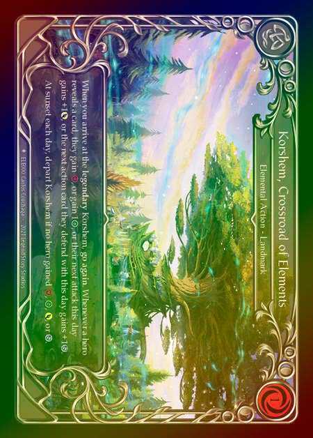 Rainbow Foil》[Elemental]Korshem, Crossroad of Elements [F