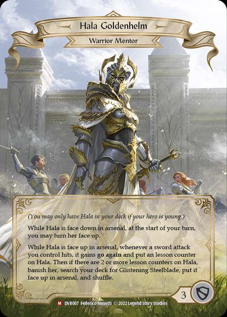 ☆SALE☆[Warrior]Hala Goldenhelm [M]《RVD》 | Flesh and Blood
