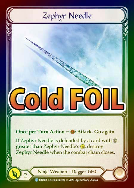 Cold Foil》[Ninja]Zephyr Needle [No.051][R]《CRU-初版》 | Flesh