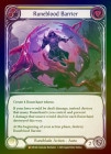 ��Rainbow Foil��[Runeblade]Runeblood Barrier [M]��CRU-���ǡ�