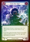 ��Rainbow Foil��[Wizard]Gaze the Ages [M]��CRU-���ǡ�