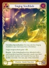 ��Rainbow Foil��[Warrior]Singing Steelblade [S]��WTR-���ǡ�