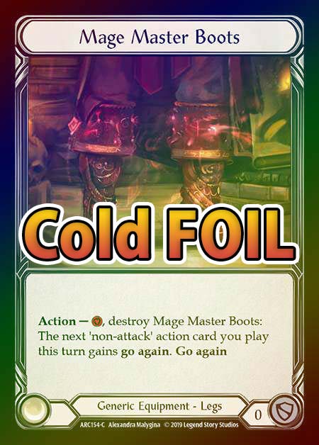 Cold Foil》[Generic]Mage Master Boots [C]《ARC-初版》 | Flesh and