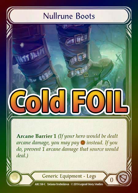Cold Foil》[Generic]Nullrune Boots [C]《ARC-初版》 | Flesh and