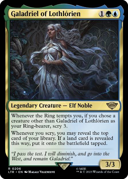 【英】ロスロリアンのガラドリエル/Galadriel of Lothl?rien[多色R]【LTR】 | モダン以下・特殊セット,特殊セット ...