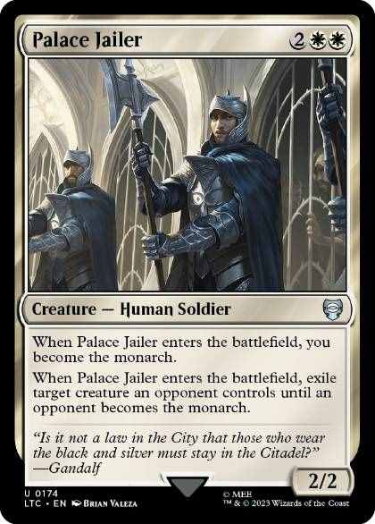 ♧MTG foil 宮殿の看守 Foil】《宮殿の看守/Palace Jailer》[CN2] 白U | 日本最大級 MTG