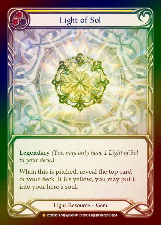 その他 Light of Sol Rainbow Foil》[Light]Light of Sol [F]《DTD》 | Flesh and