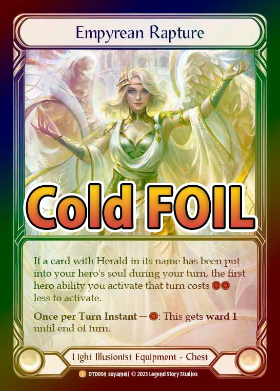 マジック：ザ・ギャザリング empyrean rapture rainbow foil