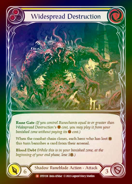 その他 Flesh and Blood Widespread Ruin extended Flesh and Blood Widespread Ruin extended - Widespread Flesh Silver