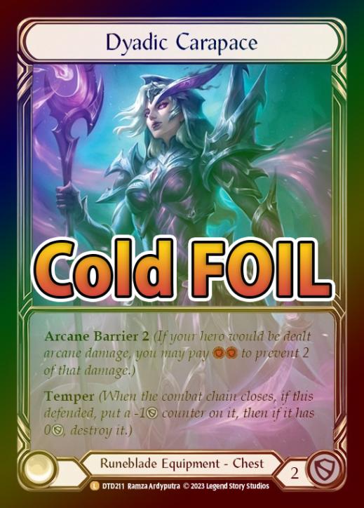 Cold Foil》[Runeblade]Dyadic Carapace [L]《DTD》[Extended