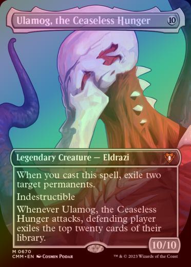 EX+](テクスチャーFOIL)絶え間ない飢餓、ウラモグ/Ulamog, the