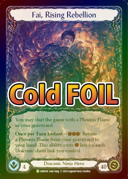 Fai, Rising Rebellion Cold Foil FaB