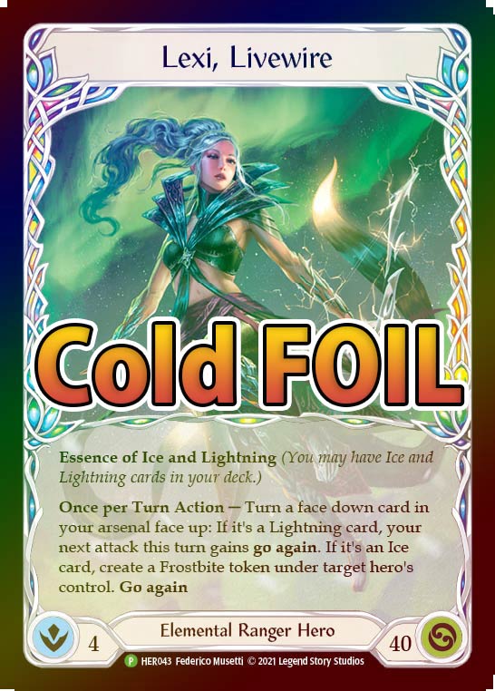 Cold Foil》[Elemental Ranger]Lexi, Livewire [P]《プロモ版