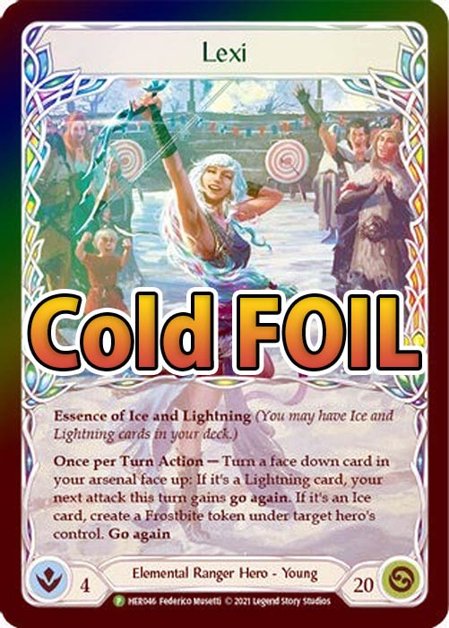 《Cold Foil》[Elemental Ranger]Lexi [P]《プロモ版》 | Flesh and Blood,シングル一覧 ...