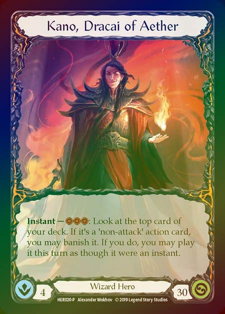 Rainbow Foil》[Wizard]Kano, Dracai of Aether [P]《プロモ版