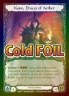 ��Cold Foil��[Wizard]Kano, Dracai of Aether [P]�ԥץ����ǡ�