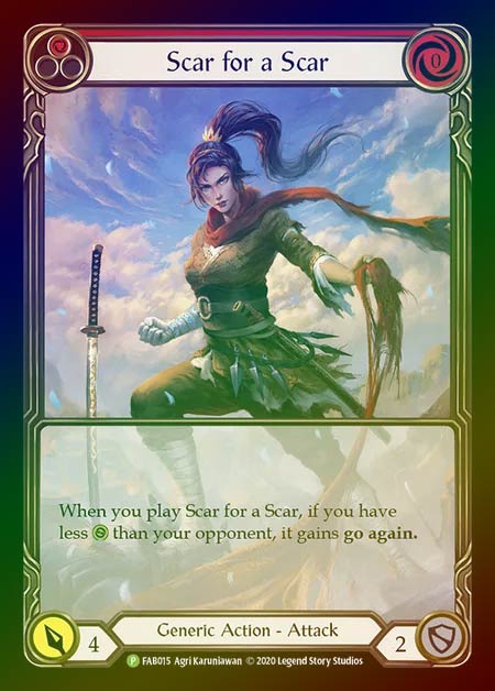 Rainbow Foil》[Generic]Scar for a Scar [赤][P]《プロモ版》 | Flesh