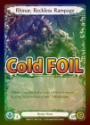 ��Cold Foil��[Brute]Rhinar, Reckless Rampage [P]�ԥץ����ǡ�