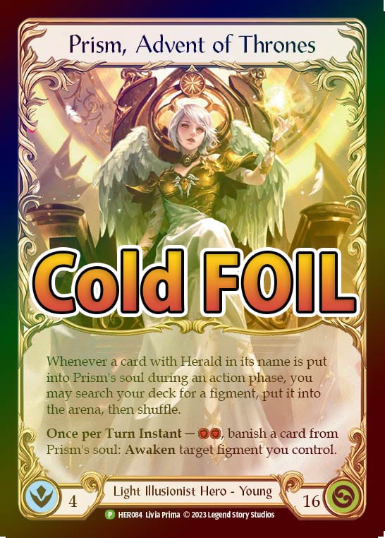 ��Cold Foil��[Light Illusionist]Prism, Advent of Thrones[P]�ԥץ����ǡ�