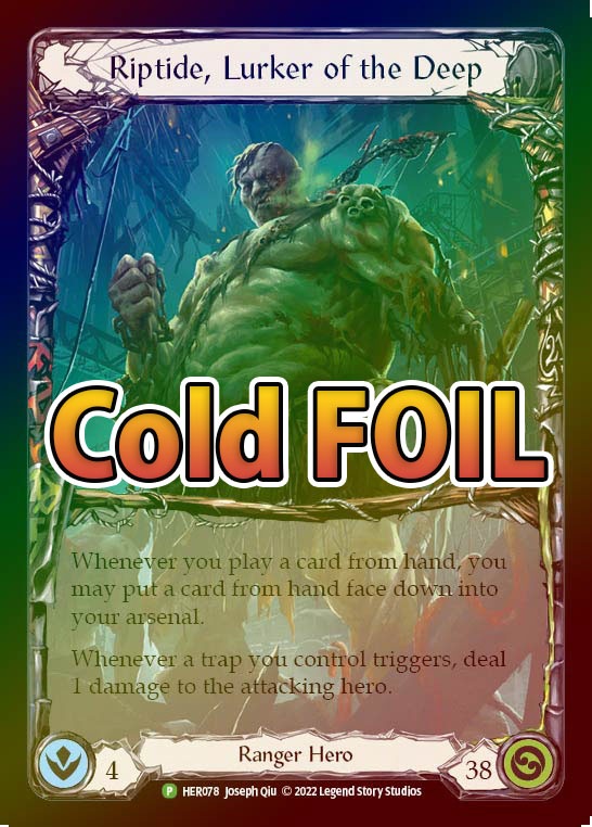 Riptide, Lurker of the Deep プロモ CF FaB Cold Foil》[Ranger]Riptide, Lurker of the Deep[P]《プロモ版