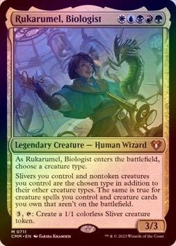 mtg 先端生物学者　日本語　foil FOIL】【英】生物学者、ルカルメル/Rukarumel, Biologist[多色R]【CMM