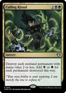 Culling Ritual　選別の儀式　英語　コマンダーパーティ　2枚 Culling Ritual 選別の儀式 英語 コマンダーパーティ マジック