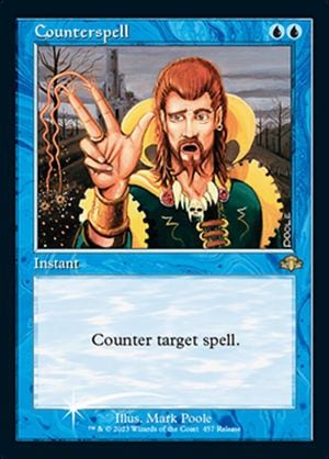 MTG 対抗呪文 foil プロモ FOIL】【英】対抗呪文/Counterspell[青P]【発売記念プロモ