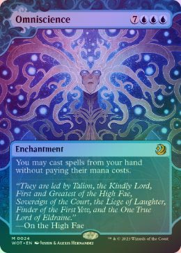 全知 MTG 全知⁄Omniscience · : | (Omniscience) ⁄ 英語版 Omniscience 