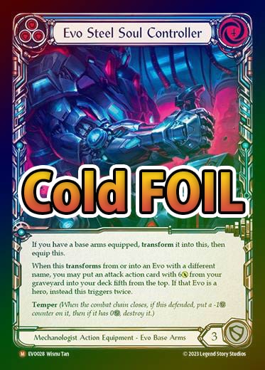 【FaB】Evo Steel Soulシリーズ Cold Foil》[Mechanologist]Evo Steel Soul Controller [Marvel]《EVO