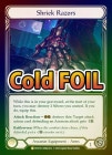 ��Cold Foil��[Assassin]Shriek Razors [L]��EVO��