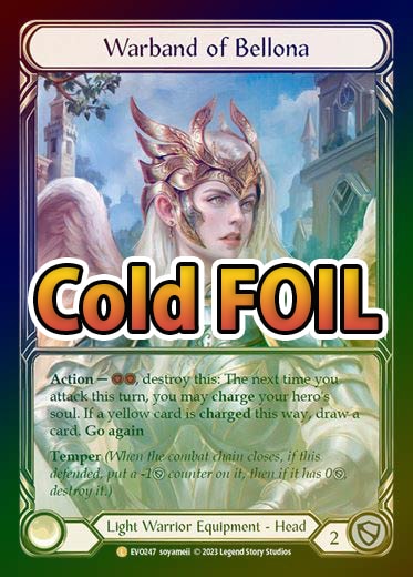 Cold Foil》[Light Warrior][Light Warrior]Warband of Bellona [L 