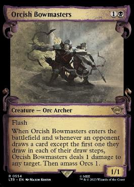 オークの弓使い 英】オークの弓使い/Orcish Bowmasters[黒R]【LTR】[ホリデー