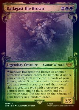 銀幕 FOIL】【英】茶色のラダガスト/Radagast the Brown[緑R]【LTR