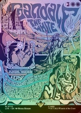 FOIL】【英】白のガンダルフ/Gandalf the White[白MR]【LTR】[ホリデー