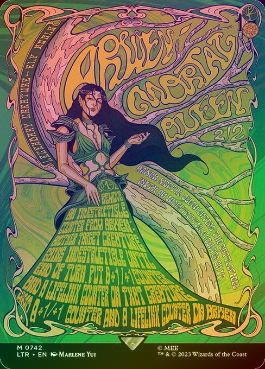 人の子の女王、アルウェン（サージfoil） FOIL】【英】人の子の女王、アルウェン/Arwen, Mortal Queen[多色MR