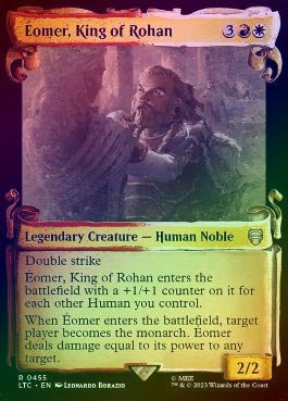 銀幕 FOIL】【英】ローハンの王、エオメル/Eomer, King of Rohan[多色R
