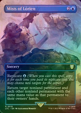 FOIL】【英】 Mists of Lorien[青R]【LTC】[ホリデー・ボーダーレス